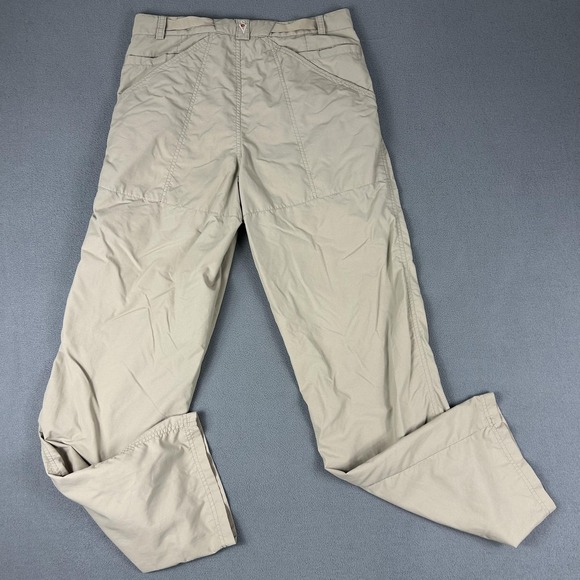 SCOTTeVEST Pants Mens 32x34 Khaki Travel Tech Lightweight Quick Dry Belt Nylon - Picture 8 of 12